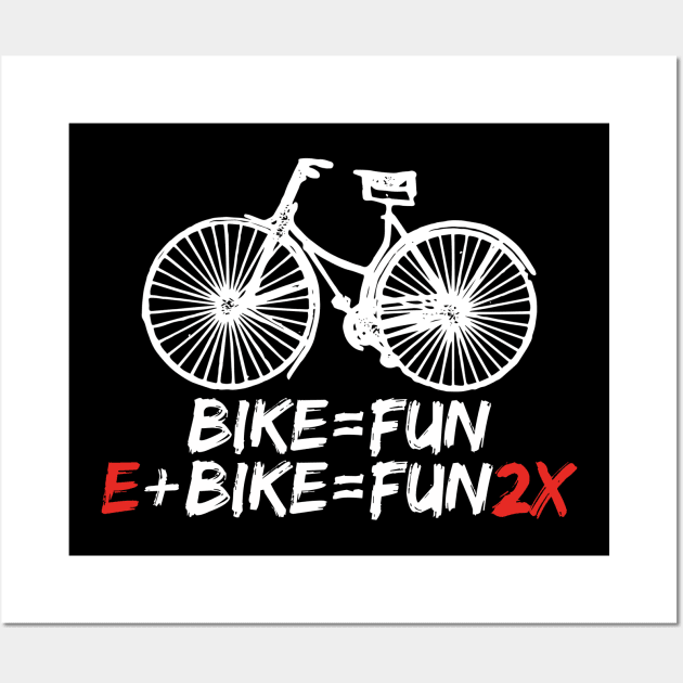 E-bike Math Math Nerd Wall Art by fiar32